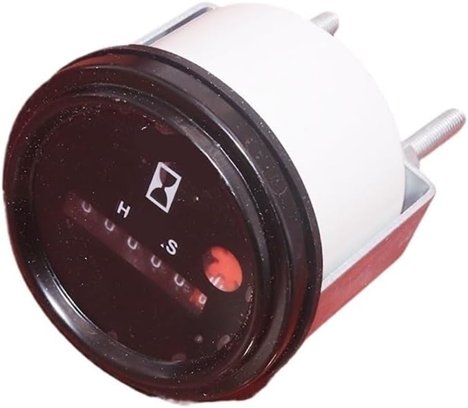 Gauge Odometer Tachometer Round Mechanical Hourmeter DC 12 36V Hour Meter Counter Timer Auto Car Boat Generator for Diesel Gasolin Petrol Engine for LY-748 1PC Tachometer
