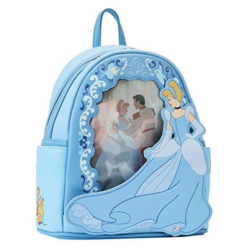 Loungefly Disney Cinderella Lenticular Princess Series Womens Double Strap Shoulder Bag Purse2