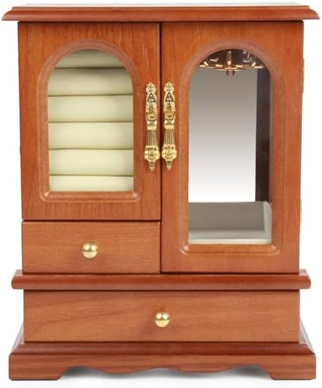 Jewelry Display Storage Foldable Case For Wedding Bracelet Earrings Necklace Jewellery Gift Organizer Box(D)