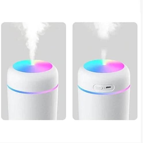 Umidificador H2o Lumen Difusor Oleo Essencial Usb 300ml Led (BRANCO)