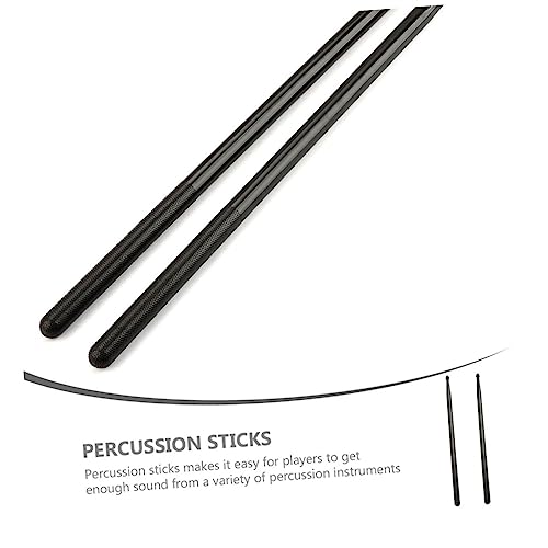 Par de baquetas de nylon para percusión con mango antideslizante miniatura 7