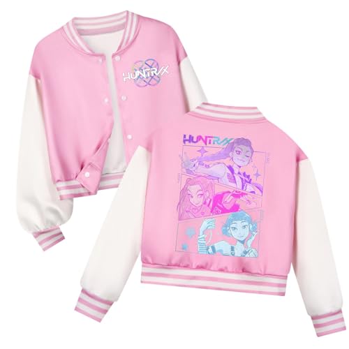 Image of Costume Pop Demon Hunters Fall Fashion Suits Casual Long Sleeve Hooded Group Printed Jacket Pants