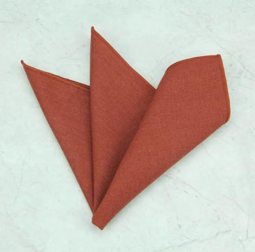Image of Mens Solid Linen Ties - Slim Pattern Necktie for Men Wedding Groomsmen