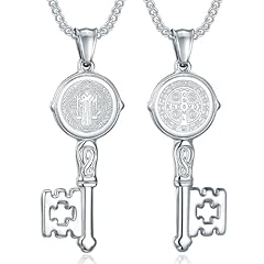 St Benedict Key Silver