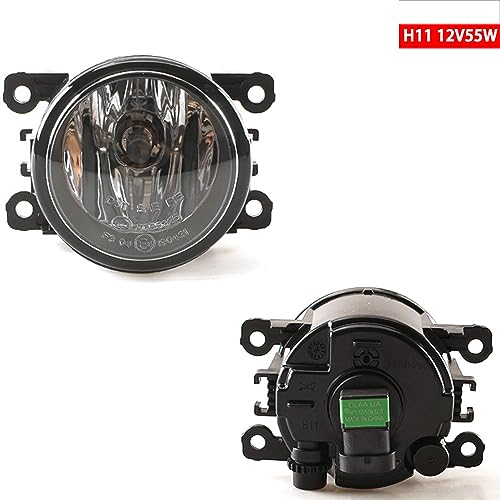 2Pcs 55W Conjunto De Farol De Nevoeiro Dianteiro 12V Halogênio Luz De Pára Choque Dianteiro Conjunto