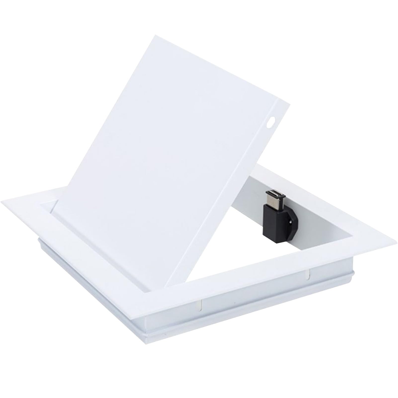 14x14 Inch 30x30 Inch Aluminum Attic Access Hatch, White Inspection Door Panel Drywall Wall Ceiling Electrical Plumbing Hole Cover - Customizable(32x28in/81x71cm)