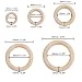 Aros de Madera (Pack de 50) - Aros de Madera para Manualidades...