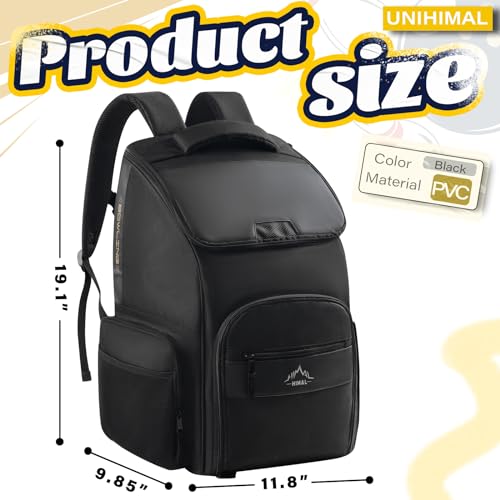 uniHimal Bowling Ball Bag, Backpack Single Ball Bag with Padded Holder and Shoe Compartment Up to Size 16, Gifts for Bowling Lovers by uniHimal - Image 5
