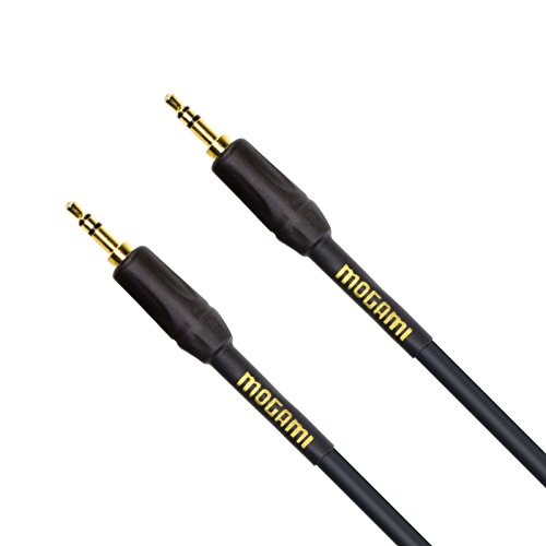 Mogami GOLD 3.5-3.5-03 Stereo Audio Patch Cable, 3.5mm TRS Male Plugs, Gold Contacts, Straight Connectors, 3 Foot by Mogami - Used condition - US$56.36