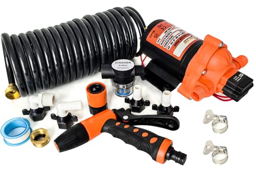 12V Marine Water Pump Kit with Pressure Switch