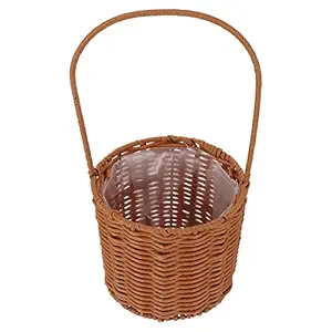 OLOMA Picnic Set, Flower Rattan Woven Candy Wedding Small Hyacinthcountertop Serving Seagrass Bread Willow Picnic
