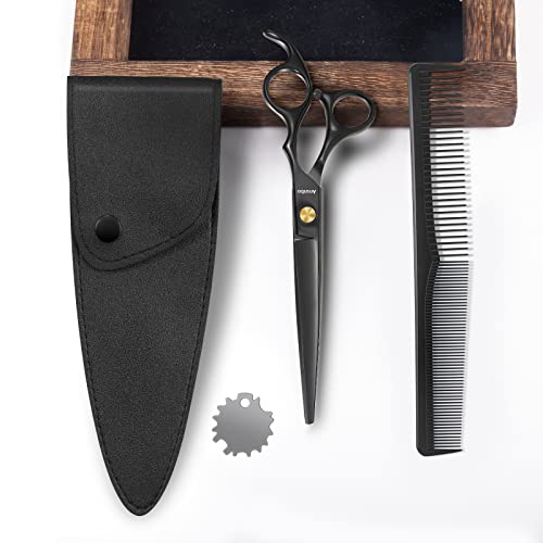 Ansnbo Professional Hair Cutting Scissors, 6 Inch Premium Stainless Steel Hair Shears Barber Scissors With Sharp Blades Best Hair Cutting Shears For Women Men Pets Salon Home And Barber #TOP6