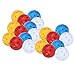 JTLB Eurohoc Ball Hollow 20Pcs Mixed Color Plastic Airflow Hollow Training Ball Indoor Sports Practice Accessories