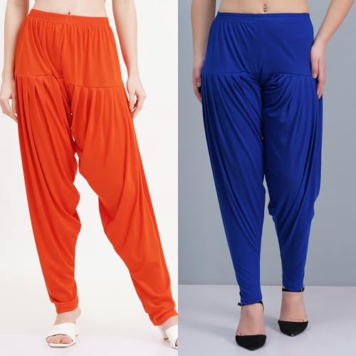 Image of Buy That Trendz Patiala Salwar for Women Relaxed Fit Viscose Patiyala Salwar Harem Bottom Pants