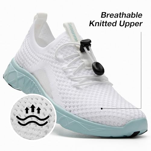 Image of ALEADER Xdrain Women's Water Shoes Mesh Slip On Aqua Shoes for Beach, Swimming, Travel & Tennis
