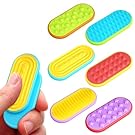 Sensory Magnet Fidget Toys for Kids Adults: Silicone Magnetic Sliders Stress Fidgets for Anxiety Relief, Autism, Magnet Silent Toys for Office Desk, Travel, Classroom, Stocking Stuffers Gifts