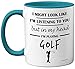 Stuff4 Golf Gifts for Men - in My Head I'm Playing Golf Mug - Funny Presents for Men, Gifts Golfers Presents, Lover Gift Ideas, 11oz Ceramic Light Blue Handle Premium Mugs