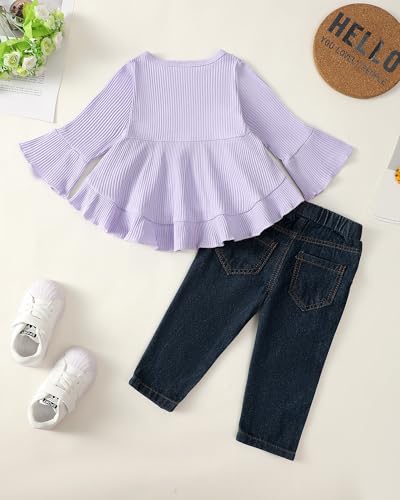 Image of Baby Girl Clothes Infant Toddler Clothes Fall Winter Outfit Clothing Set