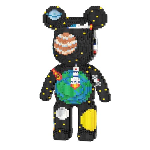 PIANTION Animal Space Travel Bear Micro Building Blocks Set(6000PCS XQ012) 16.9in High Series,Gifts Suitable for Adults by Generic - Used condition - US$33.21