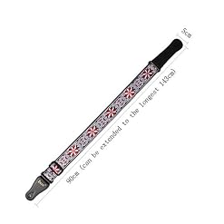 HUIOP GS-02 Sangles de guitare réglables pour broderie pour accessoires guitares électriques acoustiques,jaune,sangles de guitare - Les Beatles, Paul McCartney, John Lennon, RIngo Starr, George Harrison HUIOP GS-02 Sangles de guitare réglables pour broderie pour accessoires guitares électriques acoustiques,jaune,sangles de guitare – Image 2