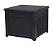 Keter 55 Gallon Resin Outdoor Deck Box Table in One with Patio Furniture Cushion Storage, Grey