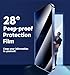 MAGIC JOHN 2 Pack for iPhone 13 Pro Max/iPhone 14 Plus 6.7 inch Privacy Glass Screen Protector, Auto Dust-Elimination Installation, Bubble Free, Easy Installation