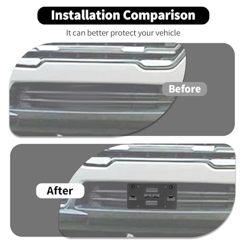 HTHE License Plate Holder Frames Compatible with Chevy GMC-Terrain 2018-2019 Front License Plate Bracket Exterior Accessories by HTHE - Image 4
