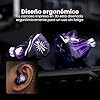 Linsoul Kiwi Ears Quartet 2DD+2BA Hybrid In-Ear Monitor, Auriculares HiFi con Carcasa de Resina Hecha a Mano, Cable IEM OFC Plateado Desmontable para músicos audiófilos DJ Studio Gaming #3