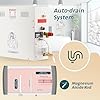 Steam Shower Generator Kit 4.5KW for Bath Sauna SPA, Aromatherapy Steam Head, Self-draining System, LED Waterproof Controller 77-131FFor Home Commercial Use 220V