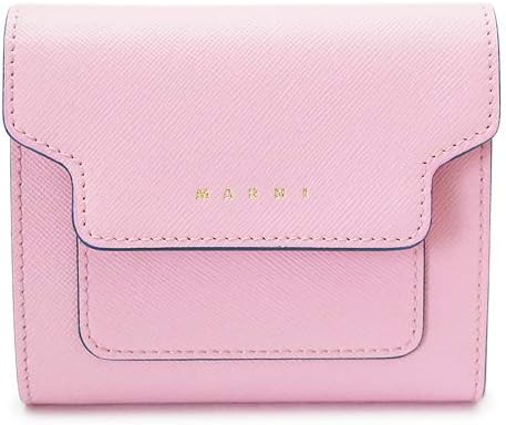 Amazon マルニ Marni 折財布 レディース Pfmo0024u2 Lv5 財布 三つ折り財布 サフィアーノ レザー Square Flap Wallet Candy Z345g 並行輸入品 財布