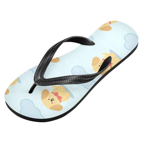 Women Beach Summer Casual Flip Flop Dog Cloud BlueQuick Dry Sandals Slipper for Men A2301277