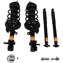 Strutmasters 4-Wheel Active Electronic Suspension Conversion Kit for 2007-2013 Acura MDX AWD with Suspension Light Module & Camber Bolts AC14FMCK
