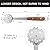 TKGKHK 1 PCS Stainless Steel BBQ Grill Scraper,Wooden Handle Metal Barbecue Grill Grate Cleaner,Adjustable Brush Head,Grill Cleaner Tool Grill Scraper with Bottle Opener Works with Most Grill Grates