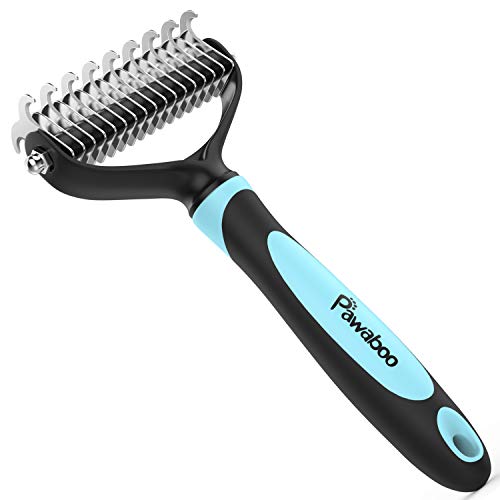 Pawaboo Pet Dematting Comb - Pet Grooming Comb with Dual...