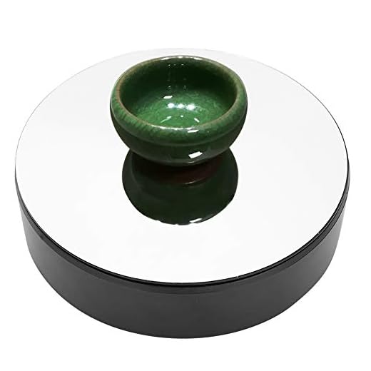 Roterande skärmstativ 360 ° roterande skärm 1 kg bärlager, smycken displaystativ, lämplig för visning av smycken, samlarföremål, leksaker, kakor, digitala föremål