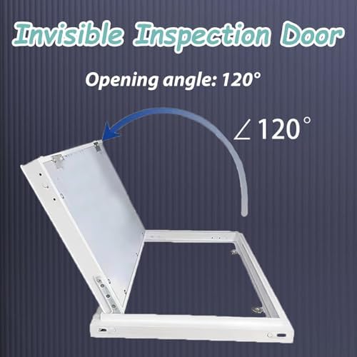 Concealed Access Panel for Drywall - Insulated Wall Cover Door for Maintenance & Inspection - Sizes: 6x8, 10x12, 14x16, 18x20, 22x24, 34x40, 22x48in (56x122cm)
