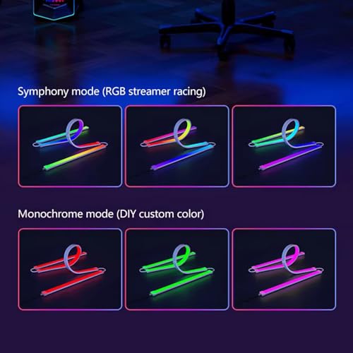 Cinta de LED USB RGB para monitor PC 49 pulgadas miniatura 7