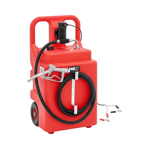 MSW Mobile Tankstelle mit elektrischer Pumpe, Zapfhahn und Räder 120 l 37 l/min mobile Tankanlage mobiler Dieseltank MSW Mobile Tankstelle mit elektrischer Pumpe, Zapfhahn und Räder 120 l 37 l/min mobile Tankanlage mobiler Dieseltank