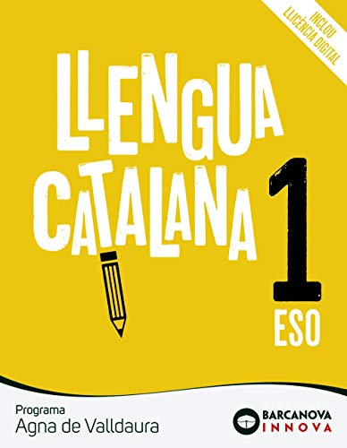 Portada de Agna de Valldaura 1º ESO. Llengua Catalana Innova