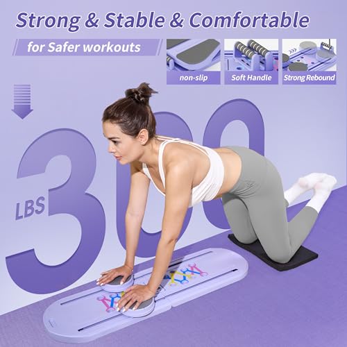 WANFUN Pilates Board Reformer Premium 15-in-1 Upgraded Foldable の商品画像 8