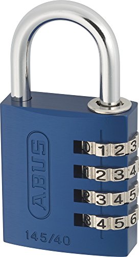 Vorhängeschloss ABUS Zahlenschloss 145/40 in Blau für Koffer