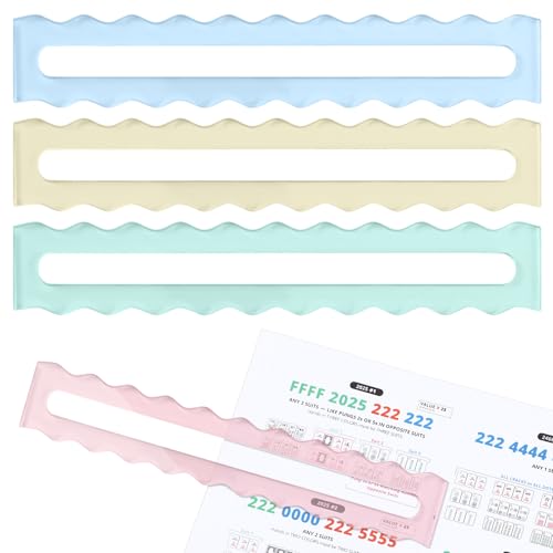 Mahjong Guide Line Finder Set 4 piezas acrílico