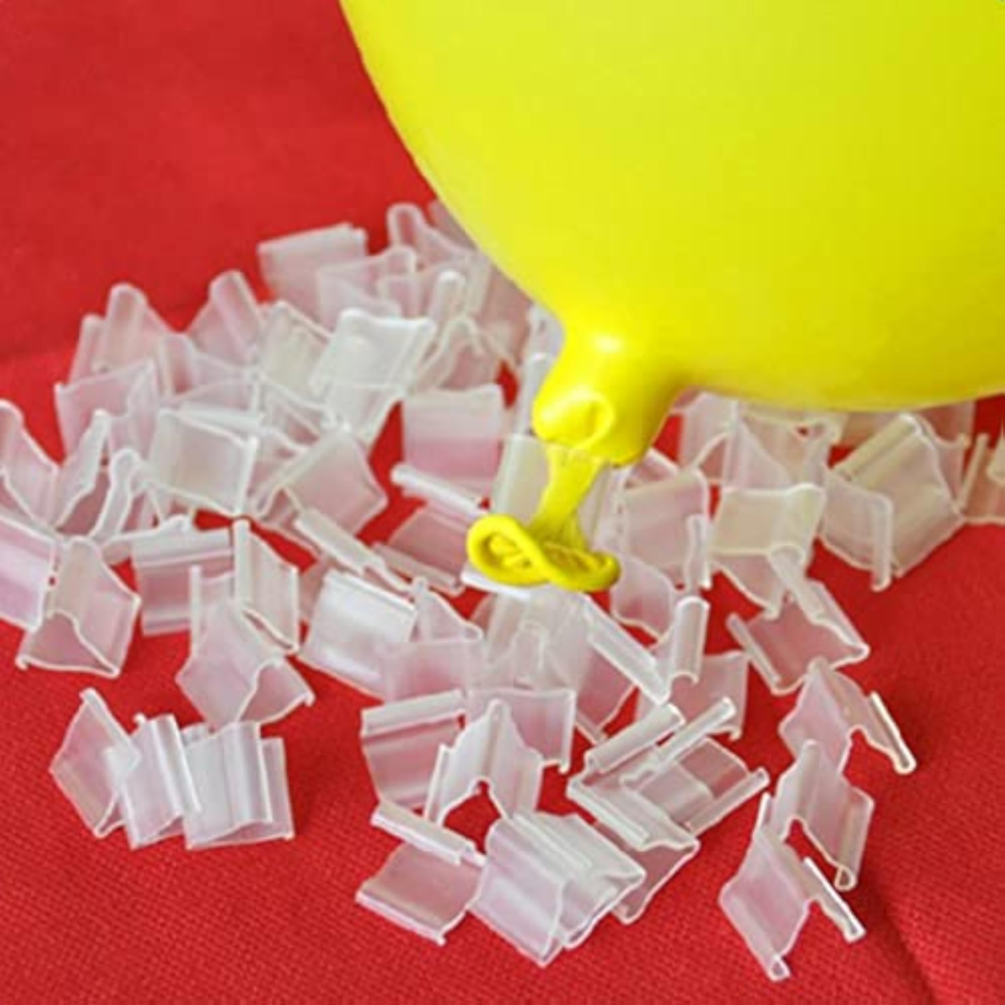 100Pcs V Shape Balloon Clip Tie for Party Decoration