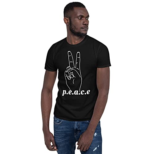 T-shirt unisexe coton doux fini la peau irritée noir S confortable
