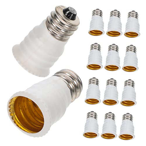 Hemobllo 60 Peças Cabeça Da Lâmpada De Conversão E12 Conversor Para a Europa Conversor Europeu Lâmpa