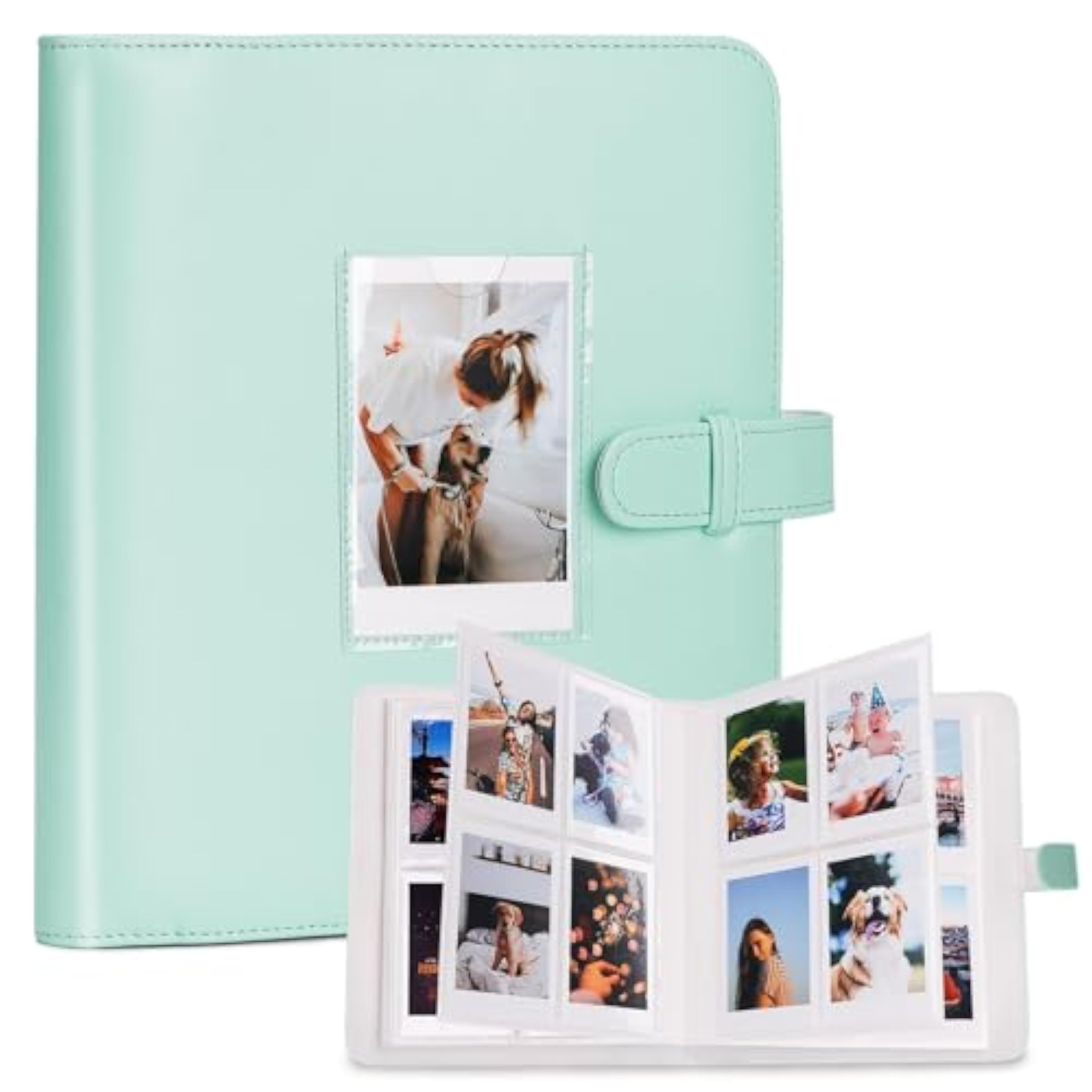 Álbum de fotos con 272+1 bolsillos para película de 3 pulgadas, compatible con Fujifilm Instax Mini 12 11 9 8 25 70 90 40 99 SE 7+ Mini LiPlay Link2 EVO, Polaroid Snap PIC-300, Kodak Impresora