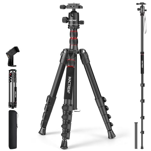 MACTREM 84 Heavy Duty Camera Tripod with Carry Bag
