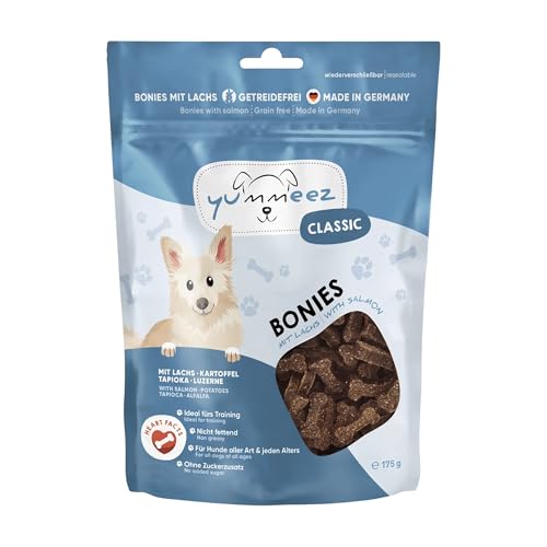 Yummeez Getreidefreier Hundeleckerli wie Kleine Knochen mit Hohem Fleischgehalt für Training oder Belohnungen, 175 g (1er Pack)
