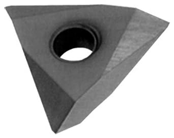 43910 On-Edge Solid Carbide Grooving Insert, C520 Grade, TPMC Style, 3/16" Cutting Width, 10 Degrees Lead Angle Pack of 10
