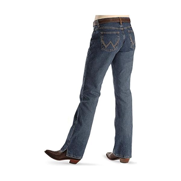 Wrangler-Womens-Cash-Mid-Rise-Vented-Hem-Ultimate-Riding-Jean Wrangler Women's Cash Mid Rise Vented Hem Ultimate Riding Jean, American Spirit, 5-30